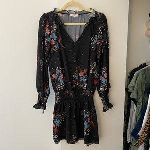 Navy Floral Parker Dress